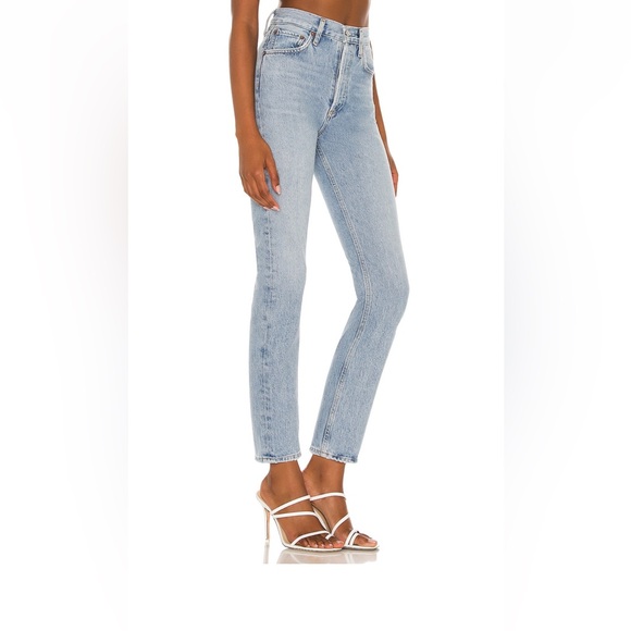 AGOLDE High Rise Straight Crop Riley - Picture 3 of 8